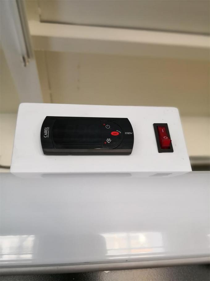 Large Display Remote Compressor Commercial Freezer Glass Door With