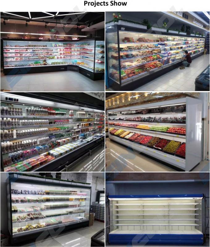 Upright Open Display Refrigerator / Commercial Display Fridge