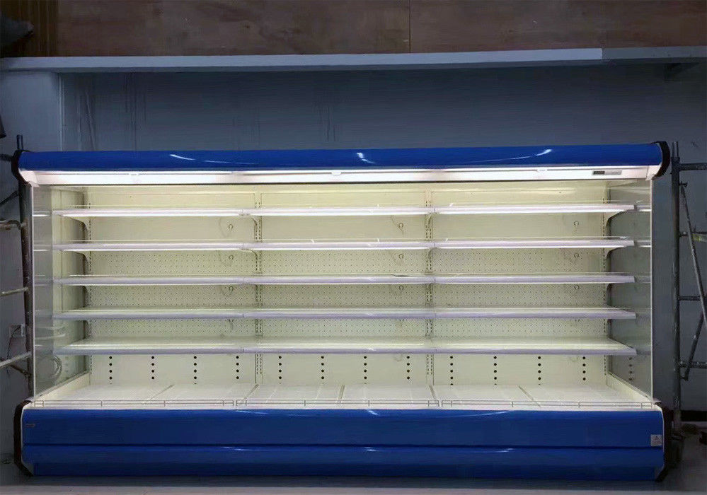 5 layers open front display cooler supermarket refrigeration equipment open refrigeration
