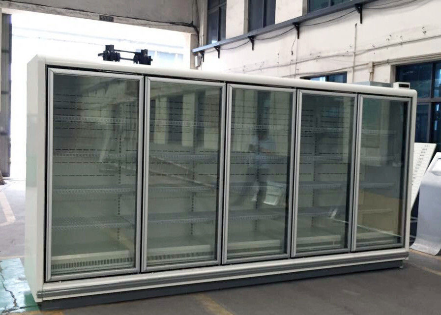 Energy Saving Multideck Display Fridge , Convenience Store Beverage Coolers