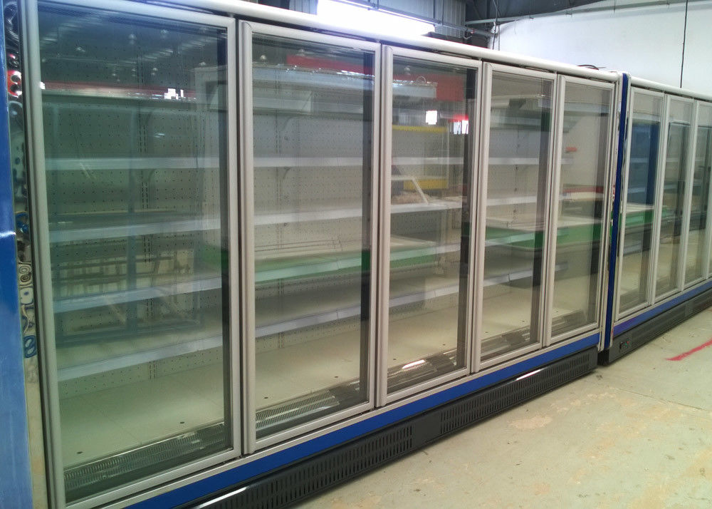 Double Door Multideck Display Fridge Refrigerator For Dairy And Sausages
