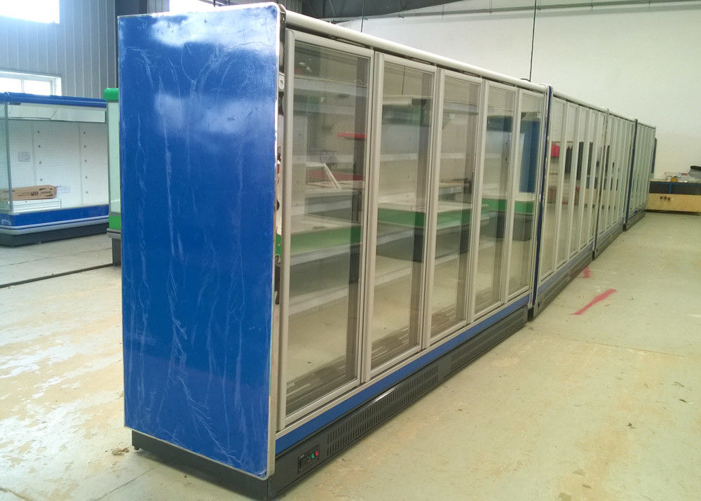 Supermarket Commercial Beverage Fridge With Glass Door Carel