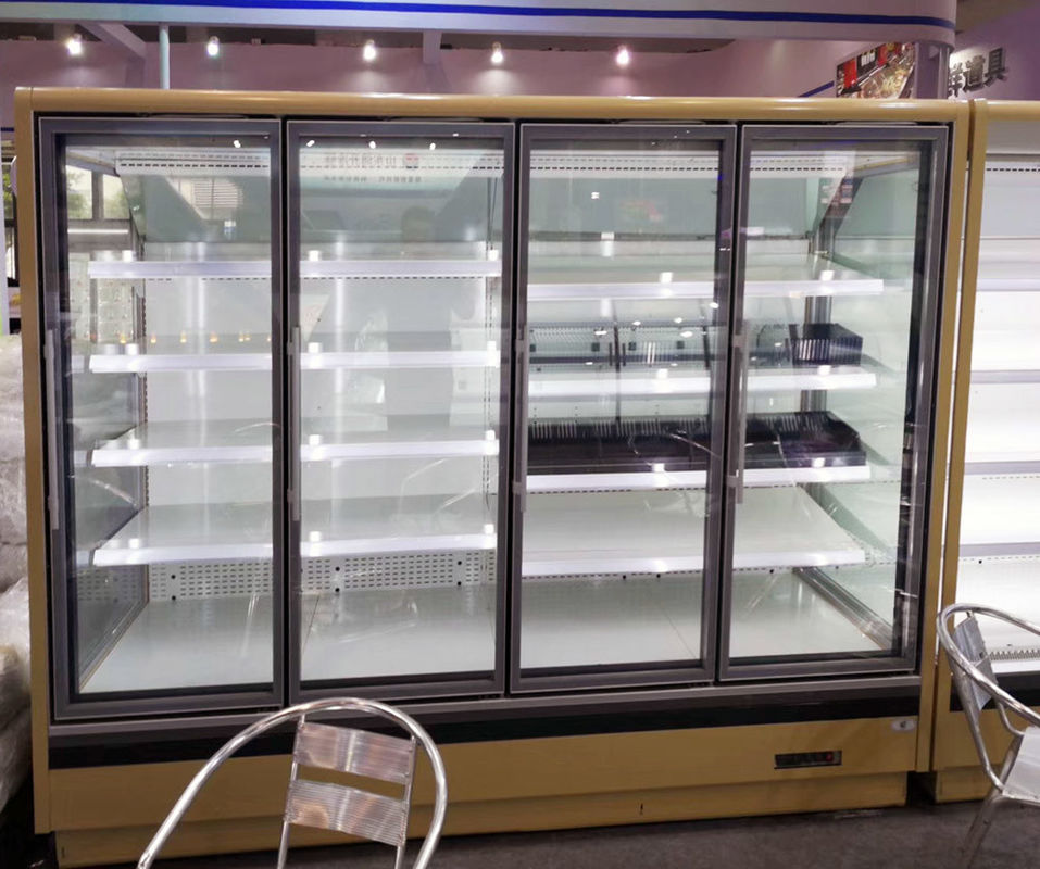 supermarket multideck display fridge cabinet led lighting for