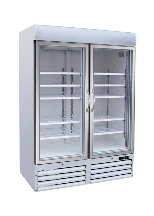 Vertical Swing Upright Glass Door Freezer with Temperature 1823 Celsius