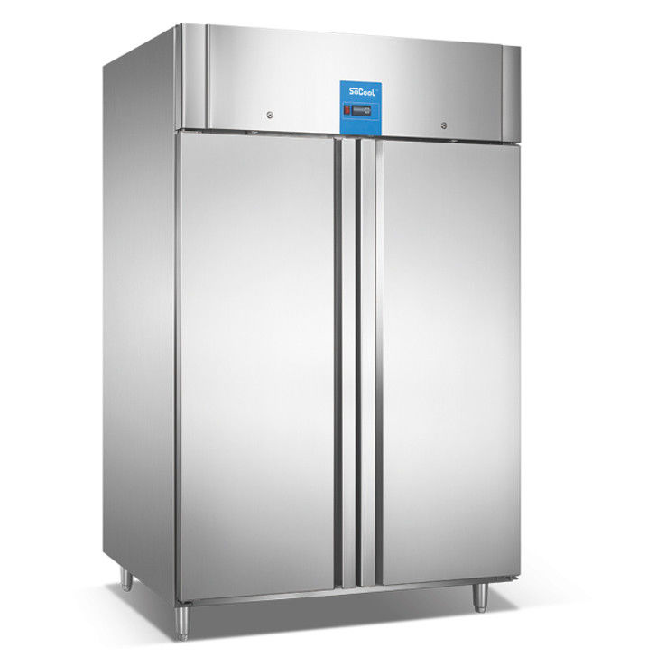 Commercial Stainless Steel Fridge Freezer Double Door 1400l