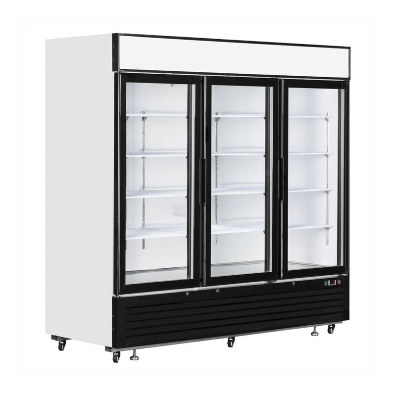 Commercial Upright Glass Door Freezer Fridge With Plug In Embraco China Commercial Upright Glass Door Freezer Fridge With Plug In Embraco Compressor Supplier