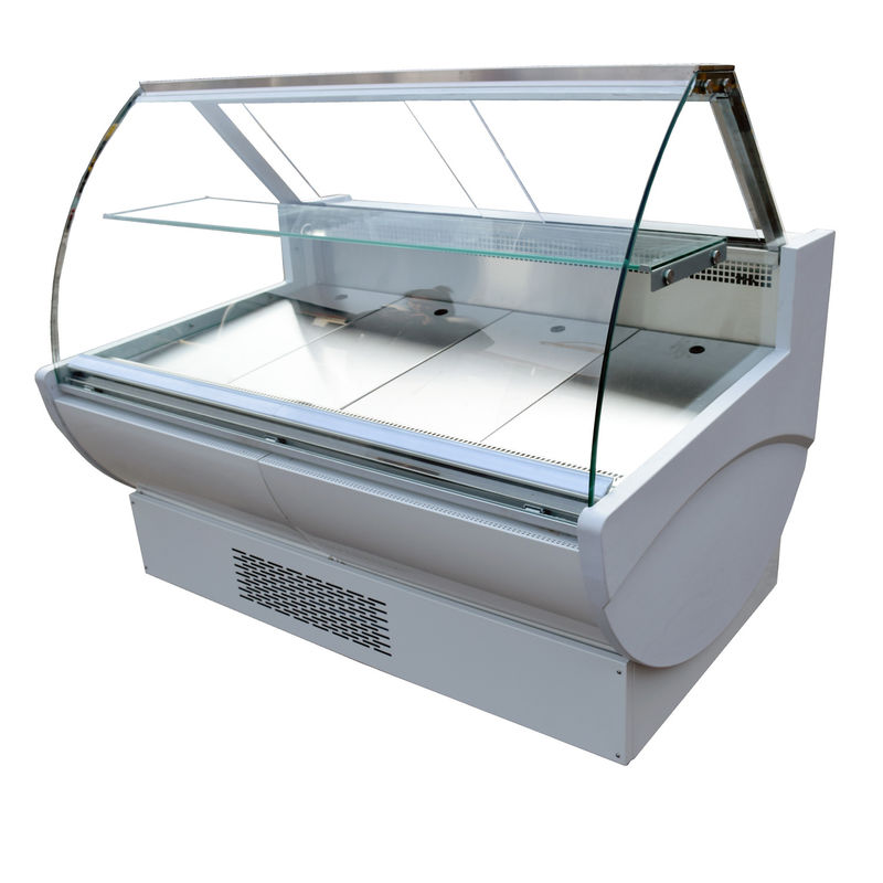 900mm Depth Slim Design Deli Meat Display Case For Butchery Shops Fan