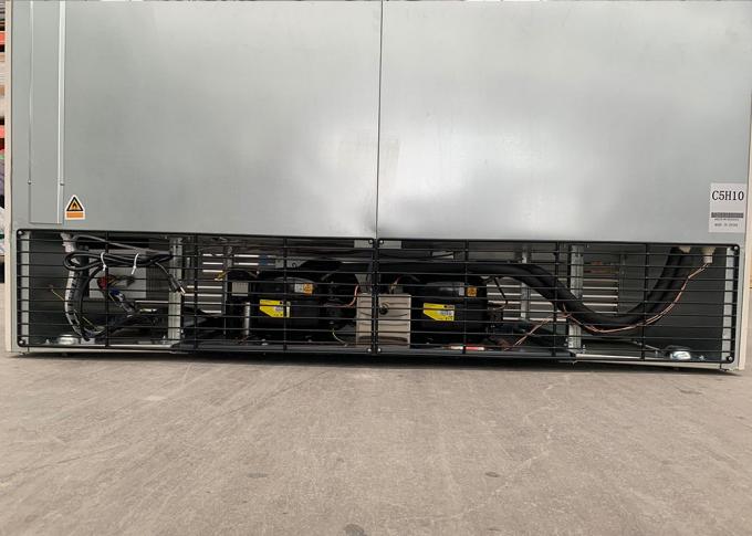 Self Contained R290 White Exterior 4 Swing Glass Door Merchandiser ...