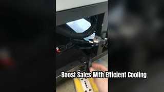 SEMI GD Glass Door Fridge Efficient Retail Cooling