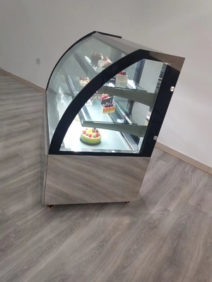 R290 Commercial Pastry Display Fridge With Dixell Digital Thermostat