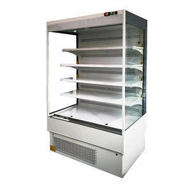 Open Air 	Multideck Display Fridge Drink Display Cooler With Glass End Panels