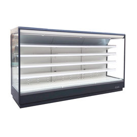 Open Fronted Wallsite Dairy Display Fridge Showcase With Ventilated Cooling System