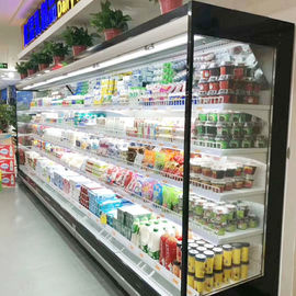 3.75M Vertical Open Display Refrigerated Merchandiser With Auto Defrosting