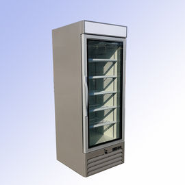 Single Swing Glass Door Merchandiser Freezer 400L Digital Thermostat High Efficiency