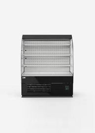 Low Height Vertical Multideck Display Fridge Air Cooling Automatic Defrost