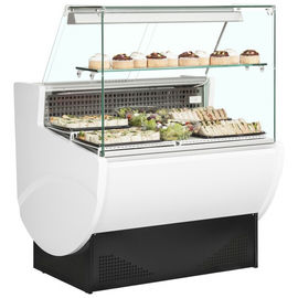 1300mm Flat Deli Refrigerated Display Case Serve Over Counter Fridge Automatic Defrost