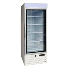 Vertical Single Door Glass Front Refrigerator Supermarket Beverage Chiller