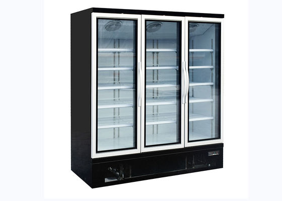 1260L Refrigerant R290 Upright Glass Door Freezer