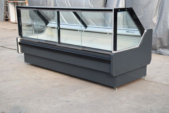 Commercial 320L Refrigerated Meat Display Cases Automatic Defrost