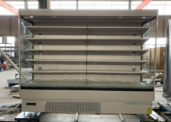 5 Layers R404a Open Air Refrigerated Display Cases Air Cooling