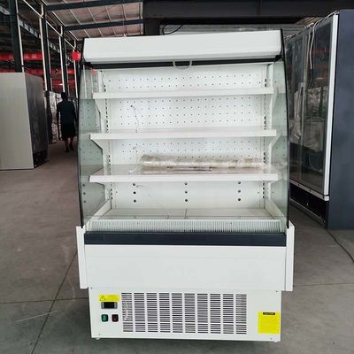 Semi Vertical Multi-Deck Plug In Open Display Chiller With Night Curtain