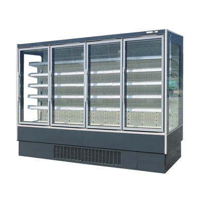 5 Layers Commercial Display Fridge Fruits And Vegetables