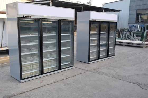 Upright Multi Deck Cooler With Double Glazed Glass Door