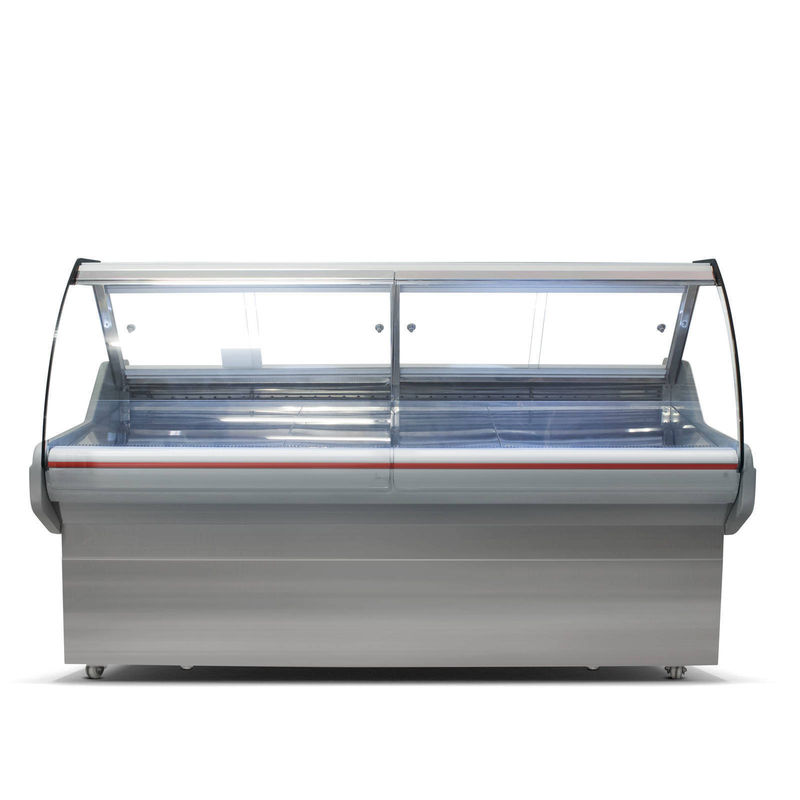 6ft Supermarket Deli Display Fridge , Serve Over Counter with Liftup Glass Door