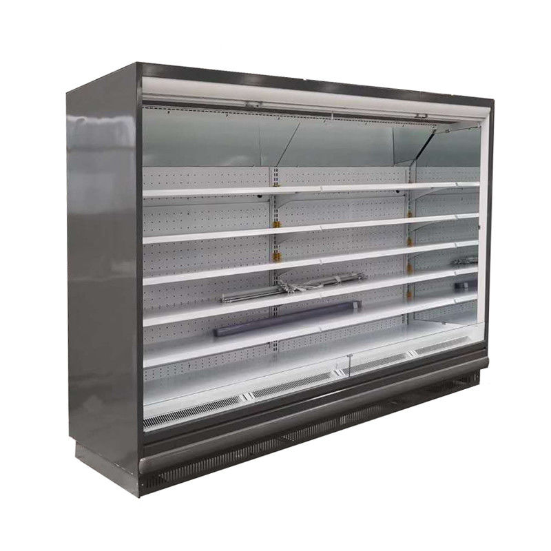 3.75M Long Open Display Fridge , Commercial Deli Display Fridge With