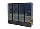 Air Cooling Upright Glass Door Refrigerator R290 Built In Four Door