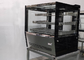 36" Countertop Refrigerated Straight Glass Bakery Display Case With LED Lighting