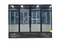 Plug In Heavy Duty Four Door Commercial Glass Door Display Freezer In Elegance Black