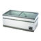 Supermarket Island Display Merchandiser Chest Freezer With Static Cooling System