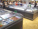 Static Cooling Supermarket Island Freezer Energy Saving Low Input Power