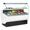 Auto Water Evaporation Butcher Showcase Refrigerator With Up-Down Glass Door