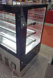 Stainless Steel Refrigerated Dessert Display Case Fan Cooling For Shop