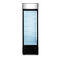 400L Display Volume Upright Glass Door Freezer Air Cooling With LED Advertising Panel