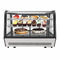 Mini Countertop Refrigerated Bakery Display Case Curved Glass Digital Thermostat