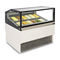 Low Profile Deli Display Fridge Ice Cream Display Case Fan Cooling R404a Refrigerant