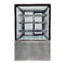 Air Cooling Refrigerated Glass Display Case Cafe Cake Display Fridge CE