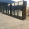 Black Color 3 Glass Door Commercial Freezer With Ventilated Cooling System