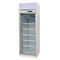 Top Mounted Single Door Upright Glass Door Freezer With LED Lighted Sign