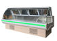 Refrigerated Cold Deli Showcase Cooler 2.5m Static Cooling meat showcase With Front Fixed Glass