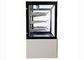 Openable Front Flat Glass 3 Shelves refrigerated Bakery Square Display Cases