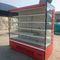 Auto Defrost 2 Metre Open Air Wall Chiller Upright Supermarket