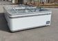 1050L Sliding Curved  Glass Top Island Freezer Automatic Defrost