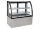 Curved Glass 59'' R404a Integral Refrigerated Bakery Display Case Ventilated