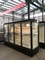 Frost Free Black Multideck Display Cooler with Swing Transparent Glass Door