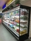 Supermarket Open Display Fridge Used For Dairy And Drinks