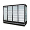 Customized Multideck Sliding/Hinged Glass Door Display  Cabinet with Frameless Double Glazed Anti-Fog Glass Doors